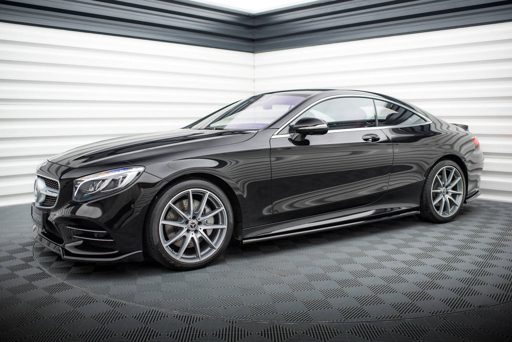 Diffusori Sotto Minigonne Mercedes Classe S Coupé C217 Facelift AMG-Line — dettaglio del profilo