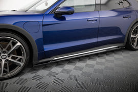 Diffusori Sotto Minigonne Porsche Taycan Mk1 aycan Cross Turismo 4S — vista laterale