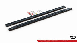 Diffusori sotto minigonne Maxton Design per Renault Clio Mk5, ABS nero lucido