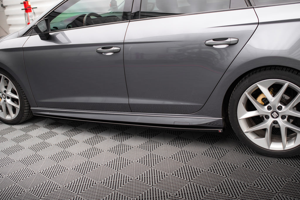 Diffusori Sotto Minigonne V.5 Seat Leon Hatchback Mk3 Cupra / FR — vista laterale