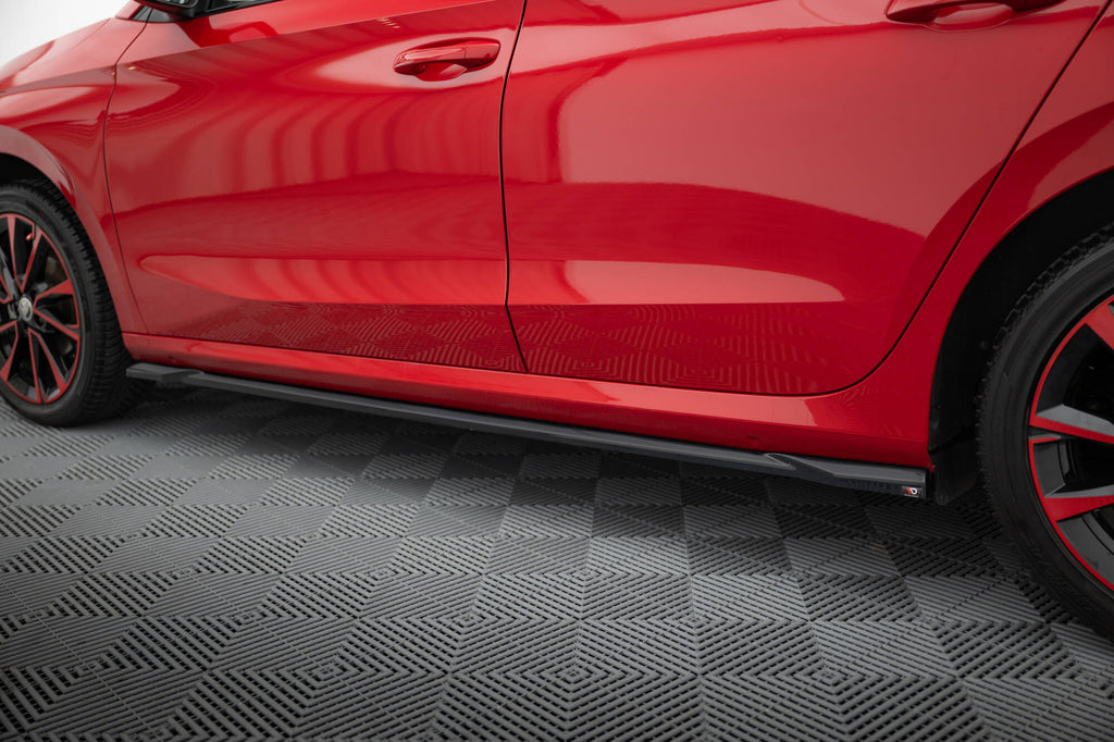 Diffusori Sotto Minigonne Skoda Fabia Mk4 — particolare della finitura