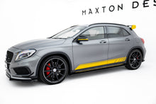 Carica l'immagine nel visualizzatore di Gallery, Diffusori sotto minigonne V.1 Maxton Design per Mercedes-Benz GLA 45 AMG X156, ABS nero lucido