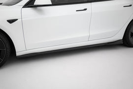 Diffusori Sotto Minigonne V.1 Tesla Model 3 Mk1 Facelift Performance — dettaglio del profilo