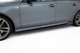 Diffusori Sotto Minigonne V.2 Audi A6 C7 Facelift S-Line — dettaglio del profilo