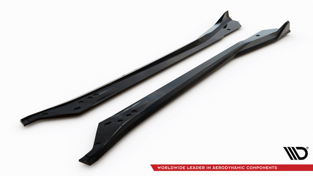 Diffusori Sotto Minigonne V.2 Chevrolet Corvette C7 Stingray — vista laterale