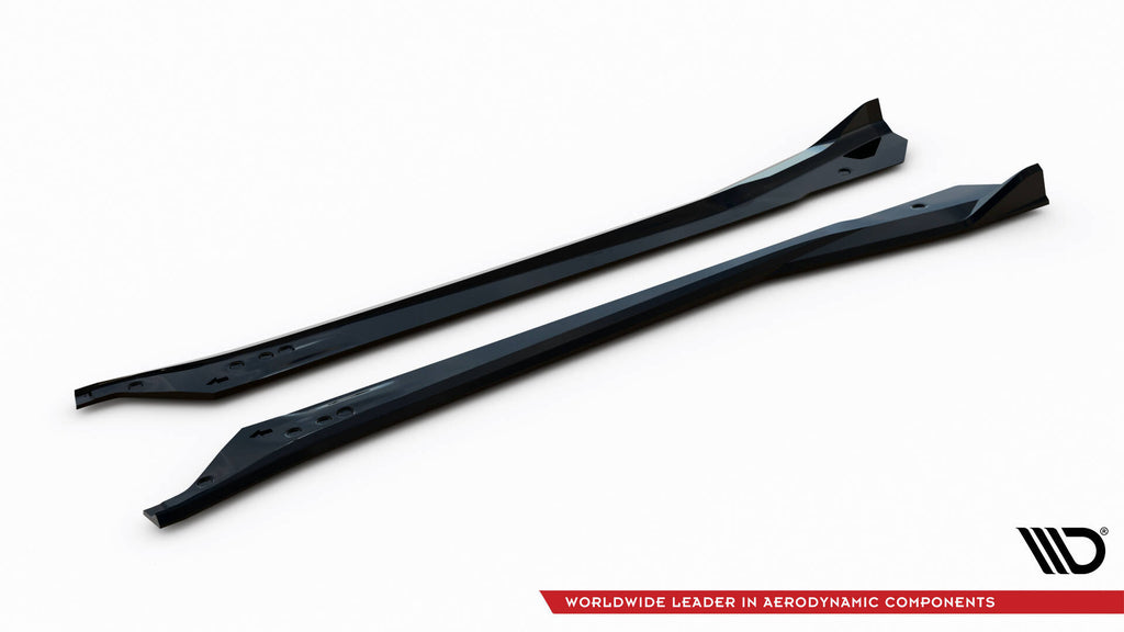 Diffusori Sotto Minigonne V.2 Chevrolet Corvette C7 Stingray — particolare della finitura