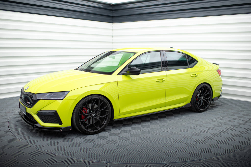 Diffusori Sotto Minigonne V.2 Skoda Octavia RS Liftback Mk4 + Flap — dettaglio del profilo