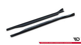 Diffusori Sotto Minigonne V.2 Tesla Model X Mk1 Facelift — dettaglio del profilo