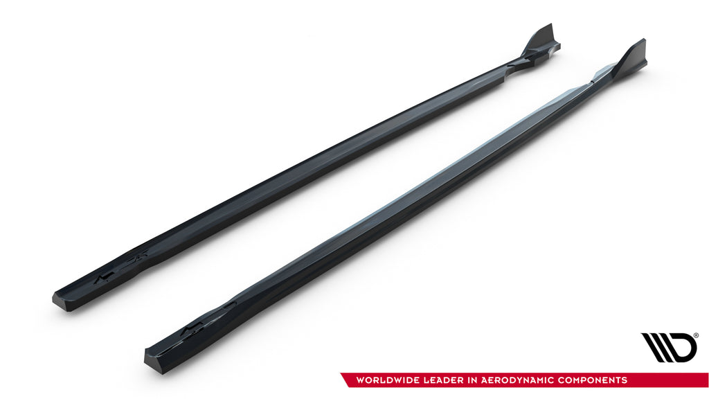 Diffusori Sotto Minigonne V.4 Volkswagen Golf R Hatchback Mk8 — particolare della finitura