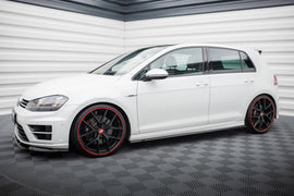 Diffusori Sotto Minigonne V.4 Volkswagen Golf Mk7 R / R-Line — dettaglio del profilo