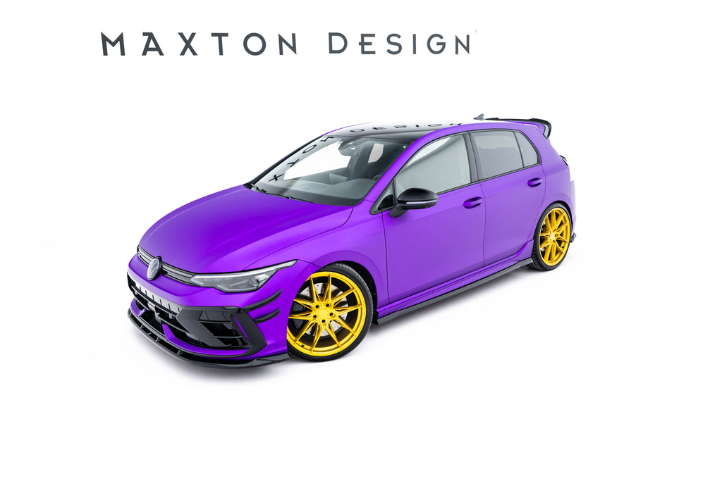 Diffusori Sotto Minigonne V.5 Volkswagen Golf R Hatchback Mk8 — particolare della finitura
