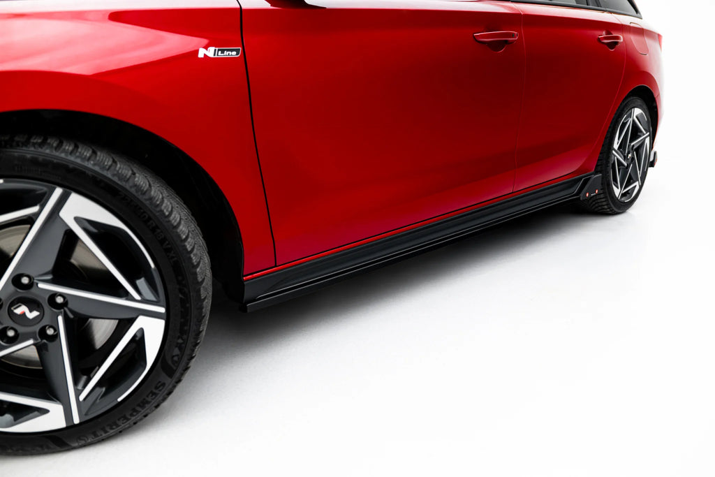 Diffusori Sotto Minigonne V.3 Hyundai i30 Station Wagon Mk3 Facelift + Flap N-Line — particolare della finitura