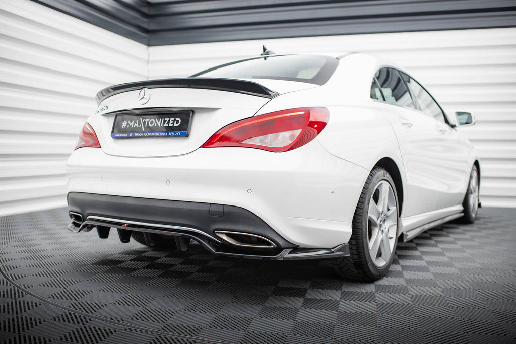 Estensione Spoiler Mercedes CLA C117 Facelift — vista laterale