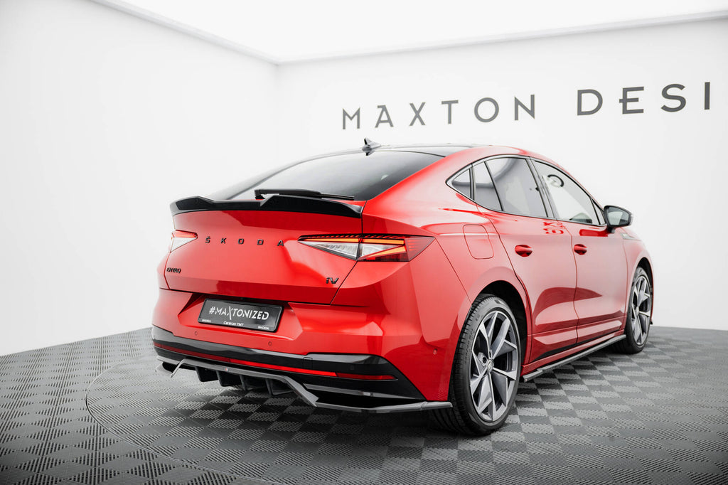 Estensione Spoiler Skoda Enyaq iV Coupé Mk1 RS — montato sulla vettura