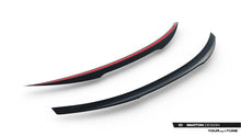 Carica l'immagine nel visualizzatore di Gallery, Estensione spoiler Maxton Design per Alfa Romeo Giulia, ABS nero lucido — vista posteriore