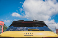 Carica l'immagine nel visualizzatore di Gallery, Estensione spoiler Maxton Design in ABS nero lucido per Audi A1 S-Line GB, vista ravvicinata