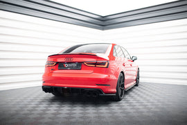 Estensione Spoiler Audi A3 Berlina 8V S-Line — vista d'insieme