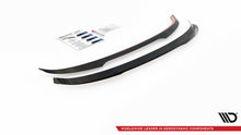 Carica l'immagine nel visualizzatore di Gallery, Estensione spoiler Maxton Design per Audi A3 Sportback 8V, ABS nero lucido — vista ravvicinata