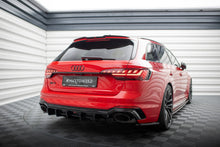 Carica l'immagine nel visualizzatore di Gallery, Estensione spoiler Maxton Design per Audi RS4 B9 Avant, ABS nero lucido - vista laterale