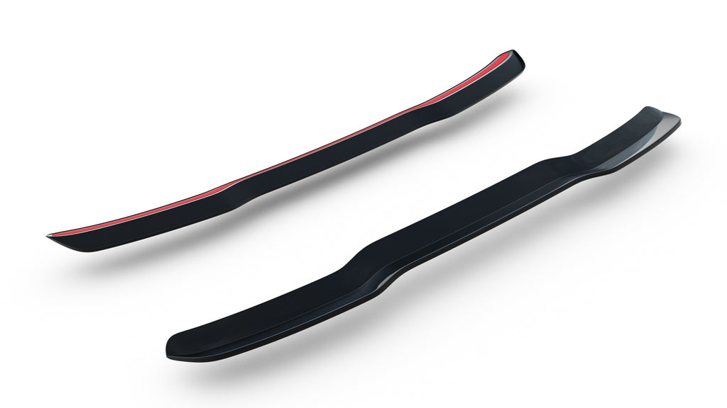 Estensione spoiler nero lucido Maxton per Audi S3 8V Facelift