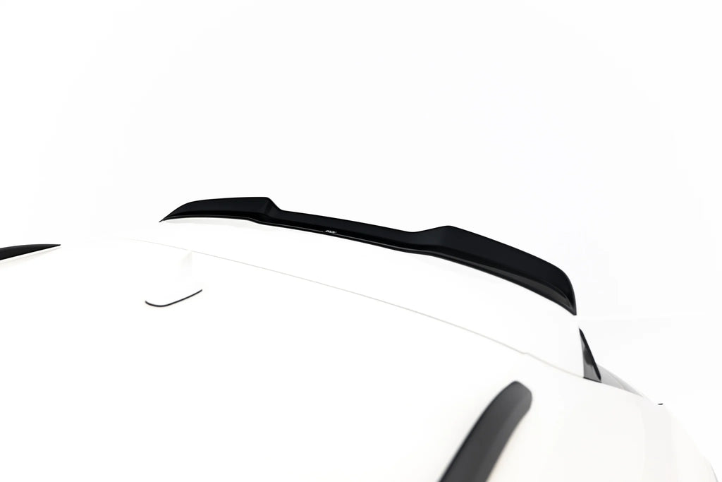 Estensione spoiler Maxton Design in ABS nero lucido per Audi S3 Sportback 8V, vista d insieme