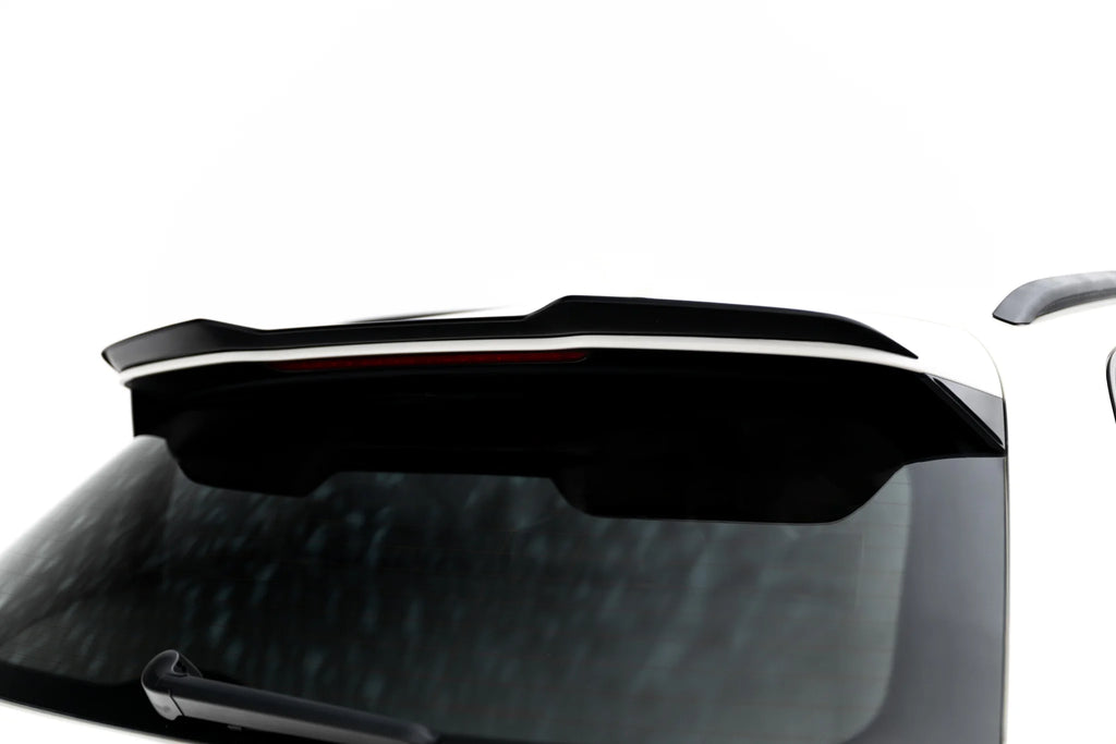 Estensione spoiler Maxton Design in ABS nero lucido per Audi S3 Sportback 8V, particolare della finitura
