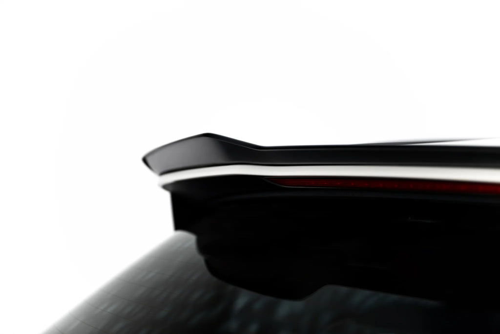 Estensione spoiler Maxton Design in ABS nero lucido per Audi S3 Sportback 8V, dettaglio del biadesivo 3M