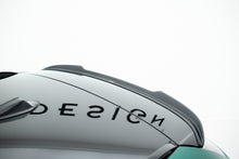 Carica l'immagine nel visualizzatore di Gallery, Estensione spoiler Maxton Design per BMW Serie 3 Station Wagon G21 e M3 G81 montato sulla vettura, ABS nero lucido