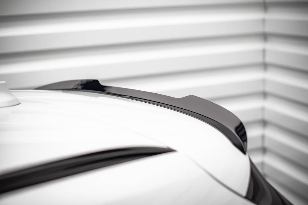 Estensione spoiler Maxton Design in ABS nero lucido per BMW X1 M-Pack F48, particolare della finitura