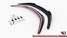 Carica l'immagine nel visualizzatore di Gallery, Estensione spoiler Maxton Design in ABS nero lucido per BMW Z4 M-Pack G29, montata sul cofano posteriore