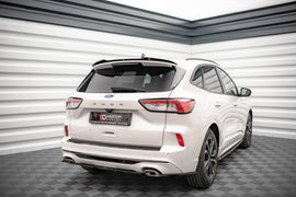 Estensione spoiler Maxton Design per Ford Kuga ST-Line Mk3, ABS nero lucido — vista d'insieme