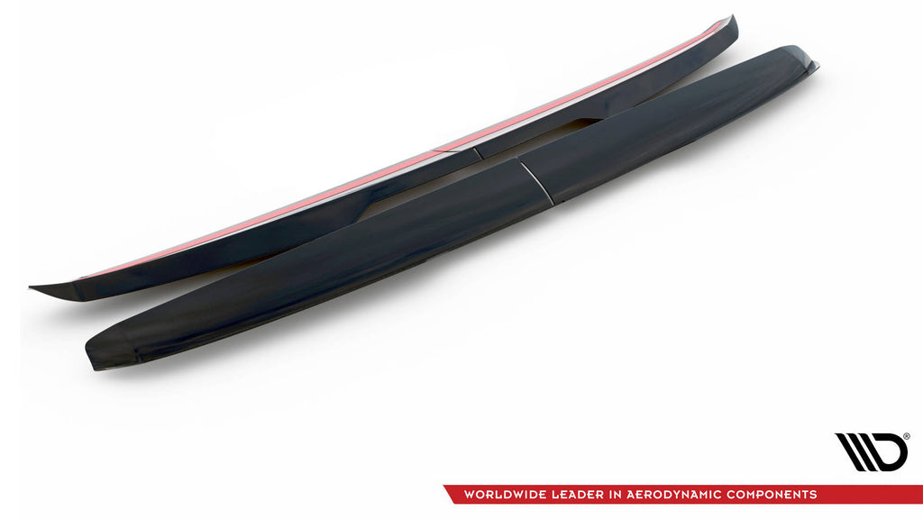 Profilo dell'estensione spoiler in ABS nero lucido per Transit Custom