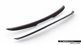 Estensione spoiler Maxton Design per Hyundai Genesis Coupe Mk1, ABS nero lucido