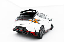 Carica l'immagine nel visualizzatore di Gallery, Estensione spoiler Maxton Design per Hyundai i20 N Mk3, ABS nero lucido — dettaglio del profilo