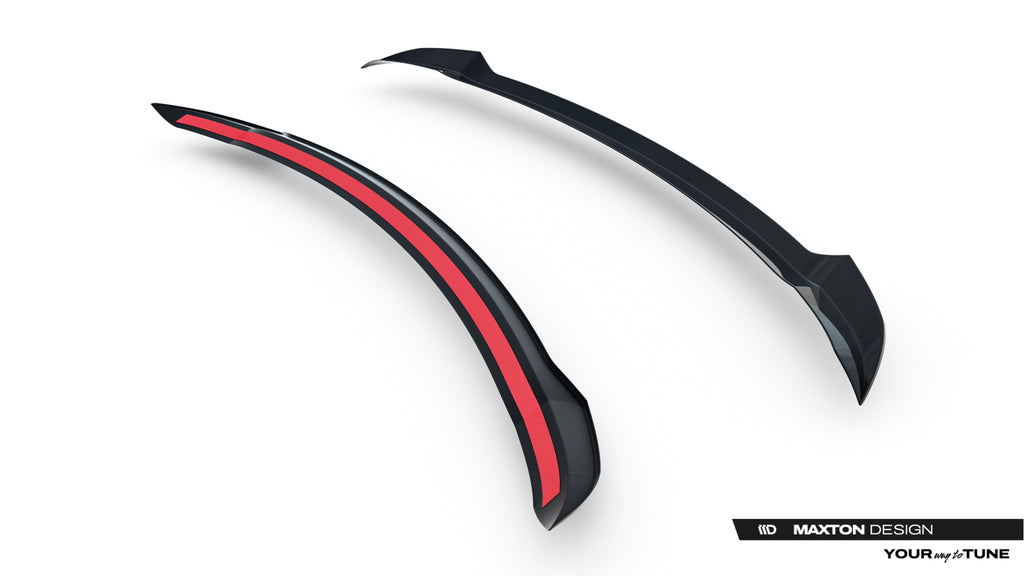 Dettaglio dell'estensione spoiler Maxton per Range Rover Evoque Mk2