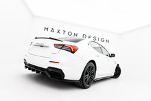 Carica l'immagine nel visualizzatore di Gallery, Estensione spoiler Maxton Design per Maserati Ghibli Modena Mk3 Facelift montato sulla vettura, ABS nero lucido
