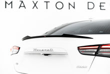 Carica l'immagine nel visualizzatore di Gallery, Estensione spoiler Maxton Design per Maserati Ghibli Modena Mk3 Facelift — ABS nero lucido, vista di dettaglio