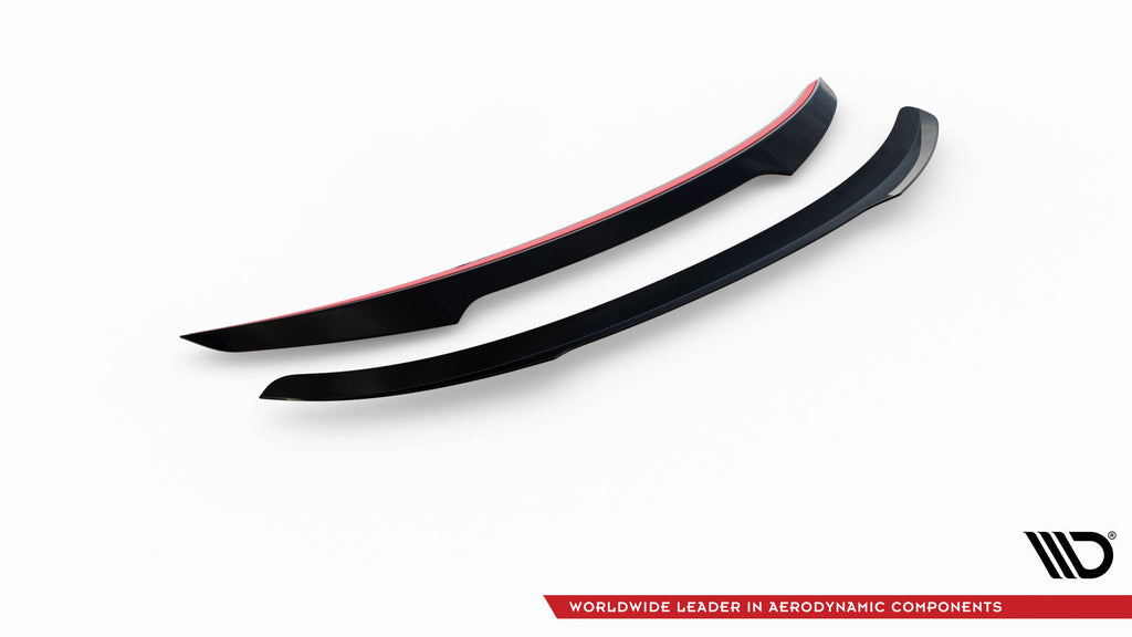 Estensione spoiler Maxton Design per Maserati Ghibli Modena Mk3 Facelift, ABS nero lucido — vista laterale