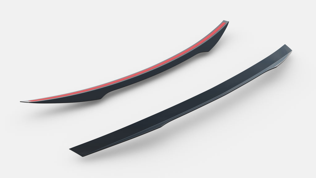 Estensione spoiler Maxton Design per Mazda MX-5 ND Mk4, ABS nero lucido: dettaglio del profilo