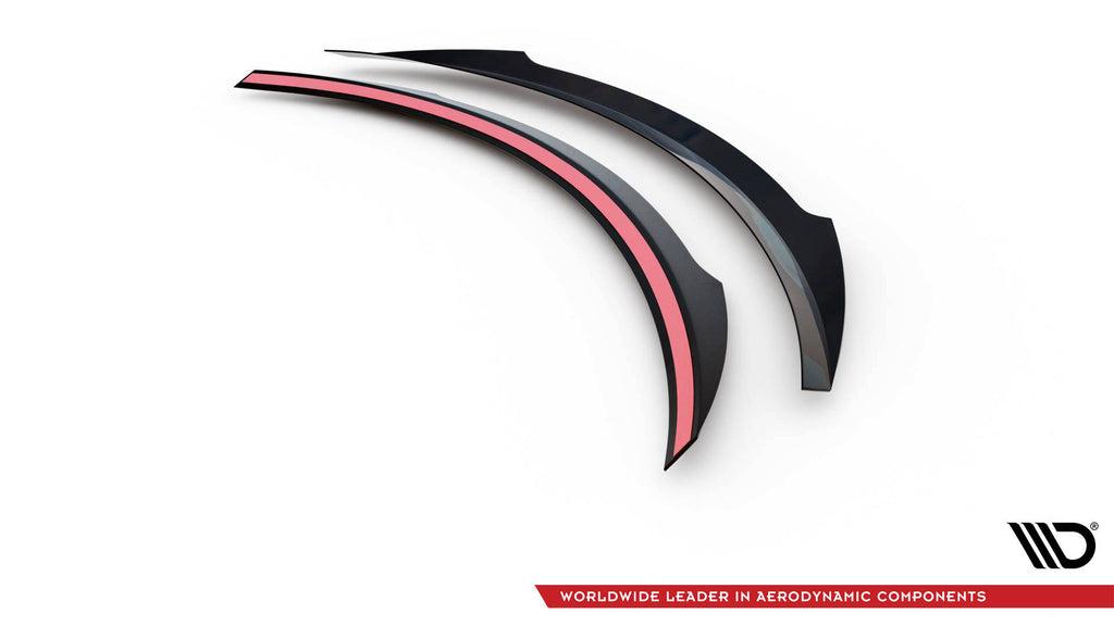 Estensione spoiler Maxton Design per Mercedes-Benz Classe C Coupé AMG-Line C205 Facelift, ABS nero lucido