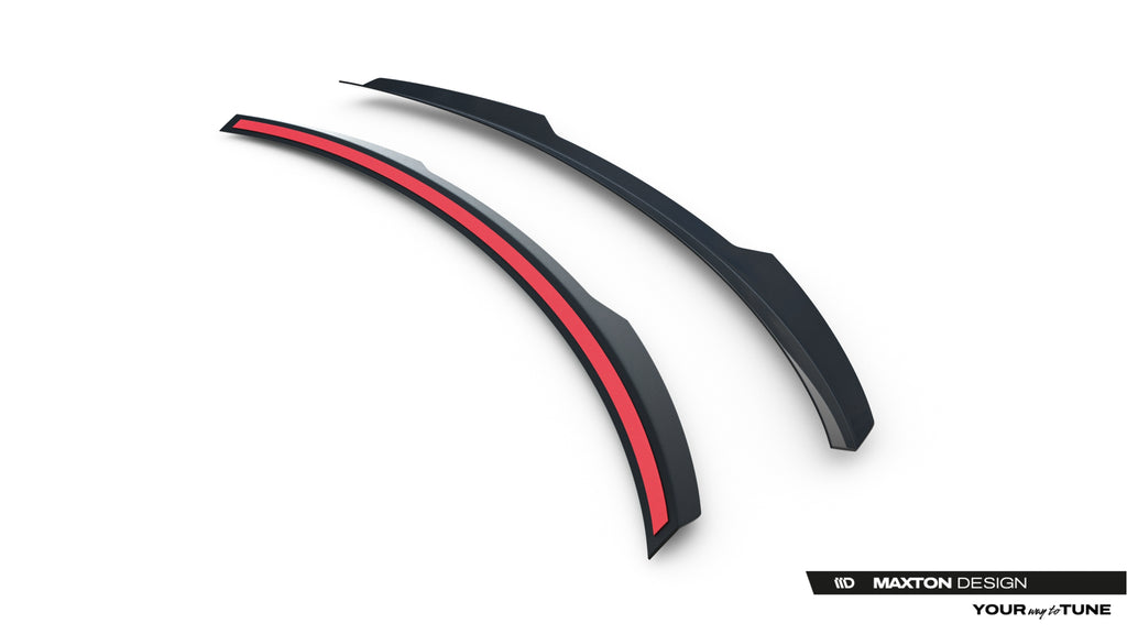 Estensione spoiler Maxton Design per Mercedes-Benz GLE Coupé C167, ABS nero lucido — vista d'insieme