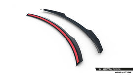 Estensione spoiler Maxton Design per Mercedes-Benz GLE Coupé C167, ABS nero lucido — vista d'insieme