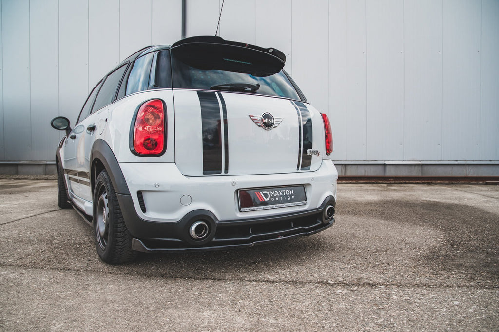 Estensione spoiler Maxton Design per Mini Countryman R60 John Cooper Works, ABS nero lucido