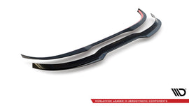 Estensione spoiler Maxton Design per Peugeot 208 GTi Mk1, ABS nero lucido — vista d'insieme