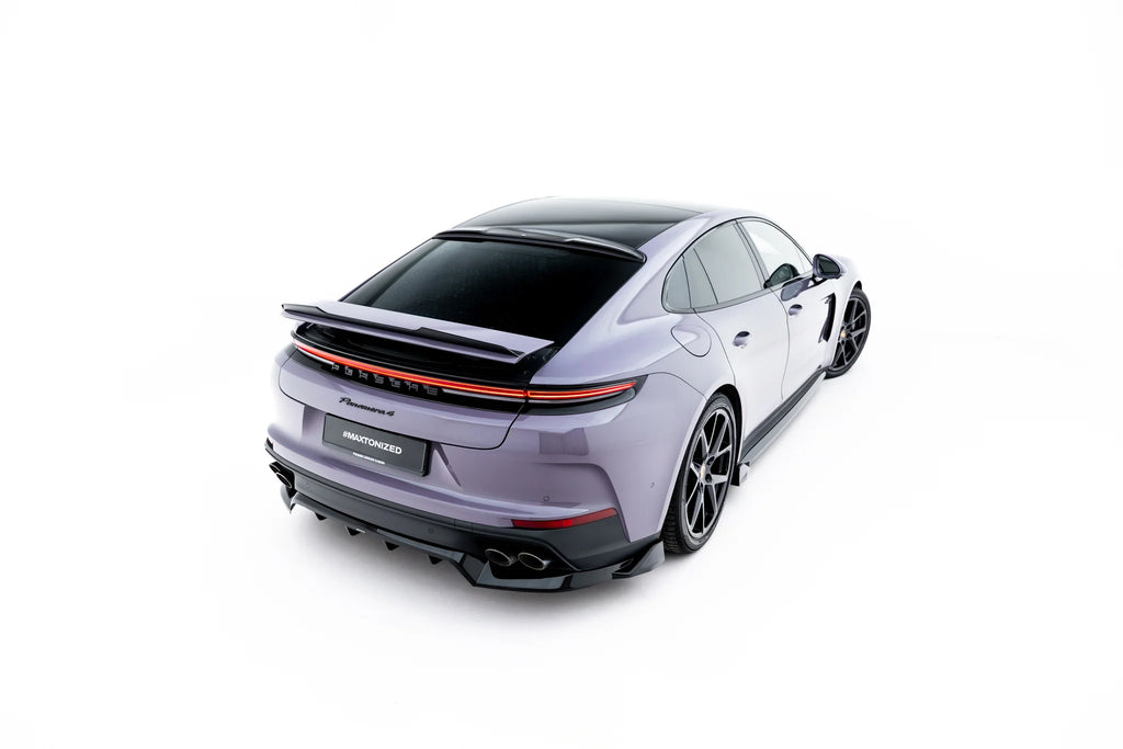 Estensione Spoiler Porsche Panamera 972 Panamera 4 / Panamera 4S E-Hybrid — vista angolata