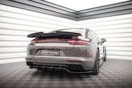 Dettaglio dell'estensione spoiler in ABS per Porsche Panamera 971