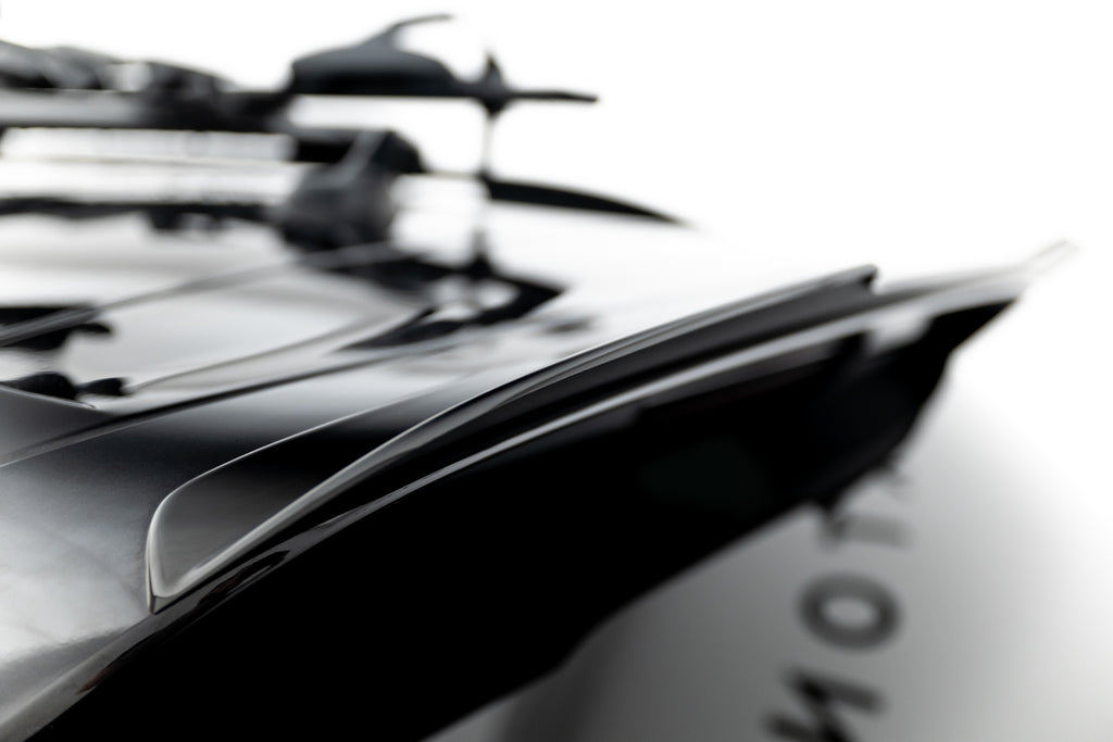 Estensione spoiler Maxton Design per Volkswagen Tiguan R e R-Line Mk2 Facelift, ABS nero lucido