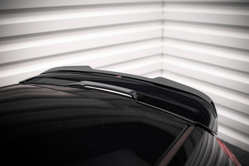 Estensione spoiler V.2 Maxton Design per Ford Fiesta ST Mk6, ABS nero lucido — dettaglio del profilo