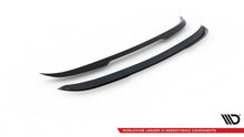 Carica l'immagine nel visualizzatore di Gallery, Estensione spoiler V.2 Maxton Design per Ford Fiesta ST Mk6, ABS nero lucido — vista ravvicinata