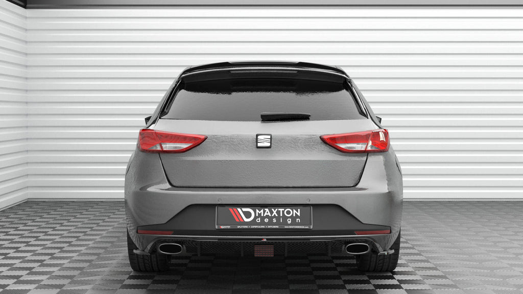 Estensione Spoiler V.2 Seat Leon Cupra Mk3 Facelift — vista laterale